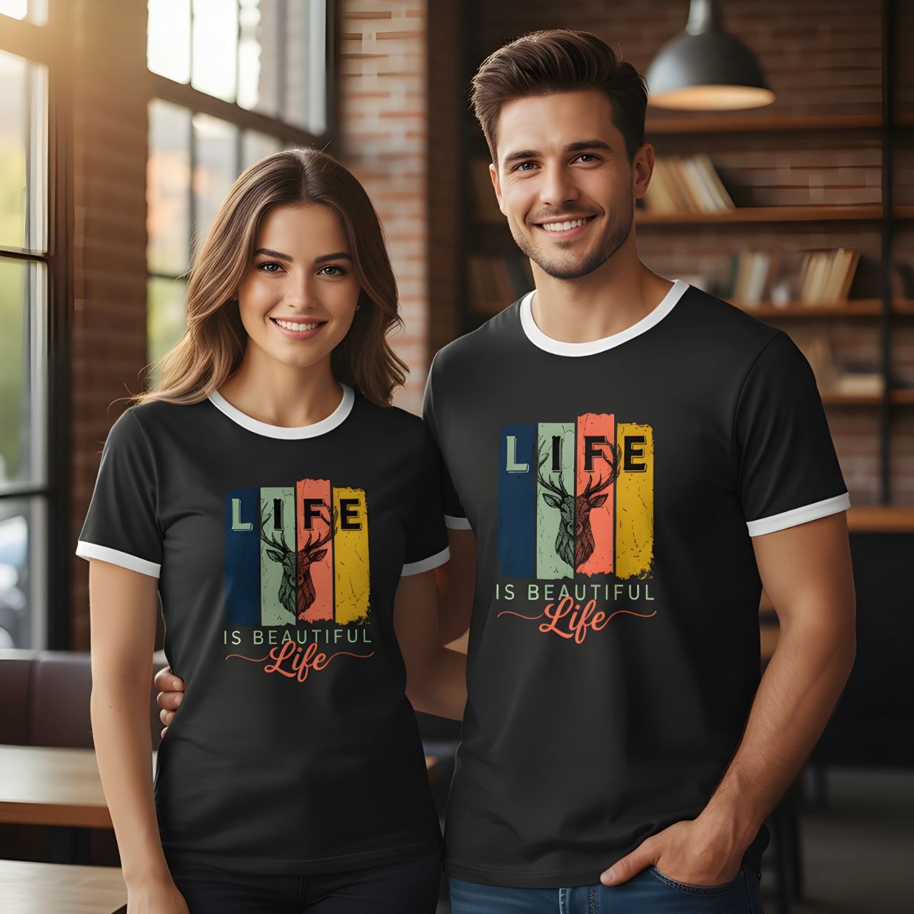 AURELION Life' lines Cotton T-Shirt
